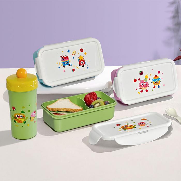 二格套裝飯盒(飯盒450ml+水杯400ML)