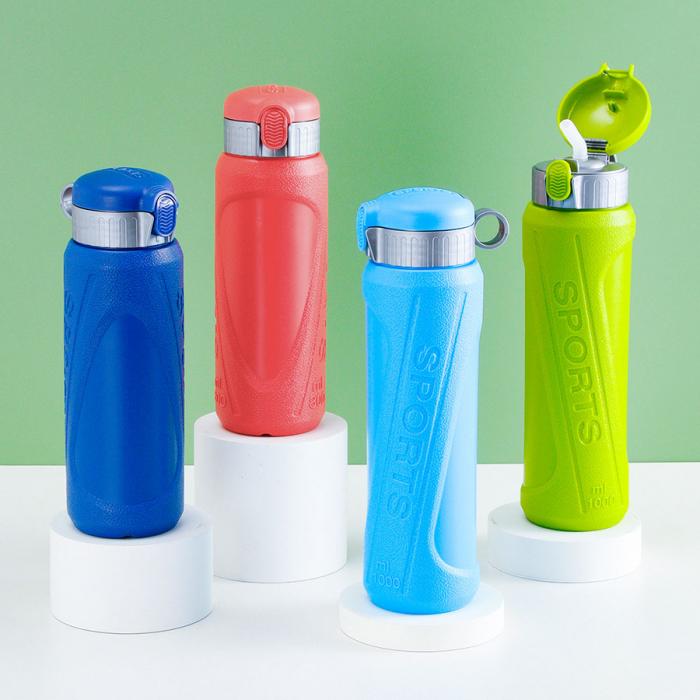 大號/中號圓彈蓋吸管水杯(1000ml/800ml)